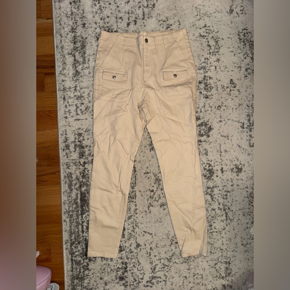 Francesca's Collections Cream Trousers